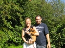 Adam mit Frauchen & Herrchen